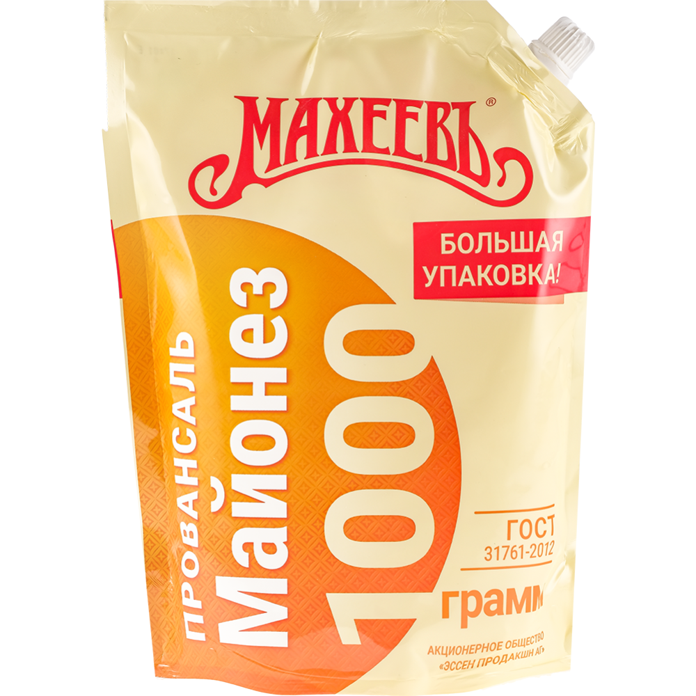 Майонез Махеев Провансаль д/пак 1000г 50,5% РФ