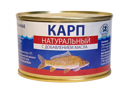 Карп натур. с д/м 230гр РБ