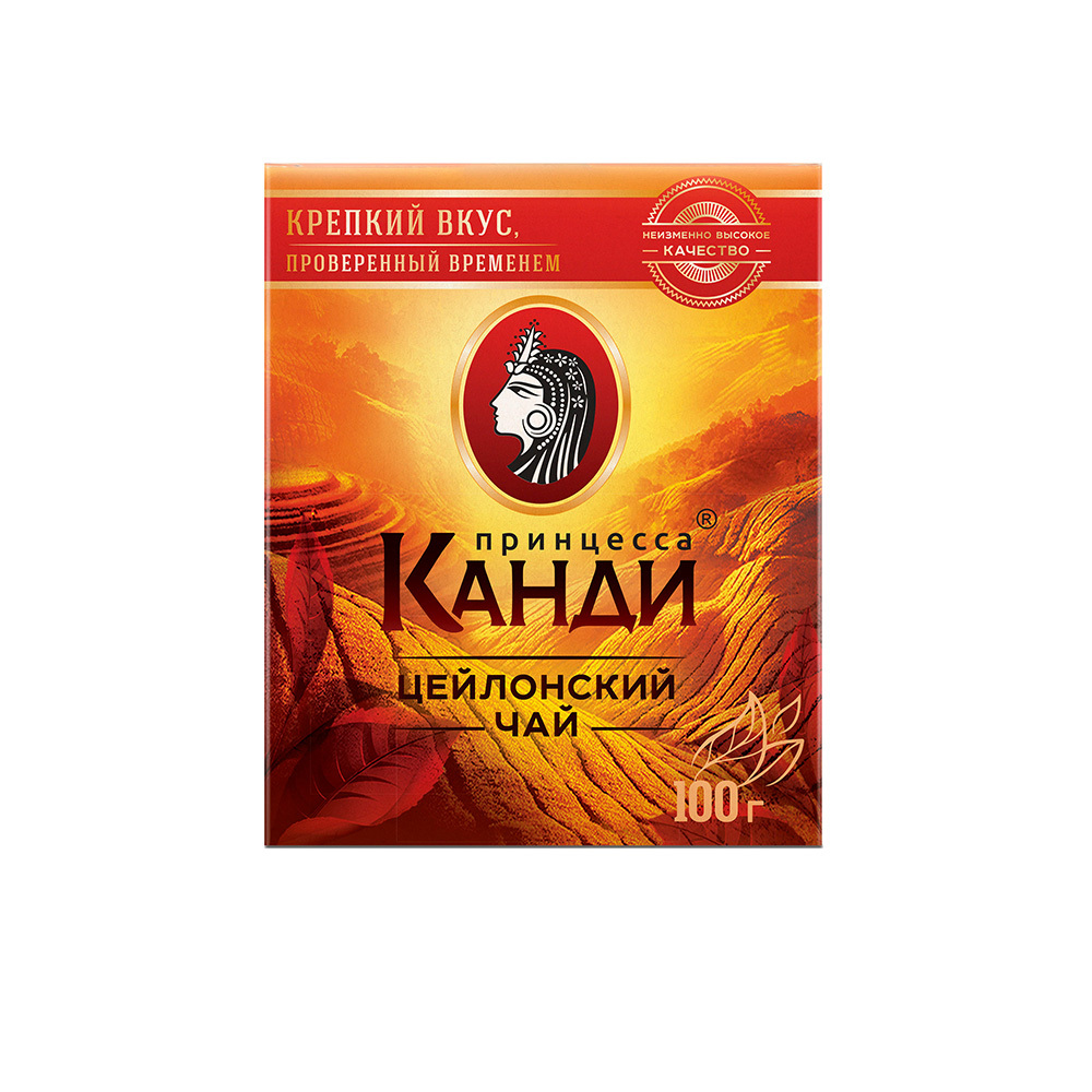 Чай Принцесса Канди черный медиум листовой 100г РФ