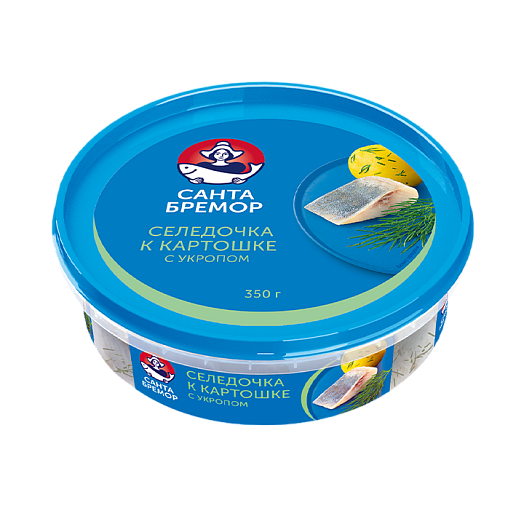 Филе кус. сельди Селедочка к картошке с укропом в масле 1/350 РБ